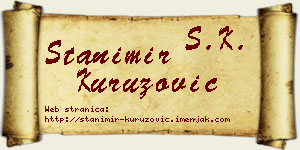 Stanimir Kuruzović vizit kartica